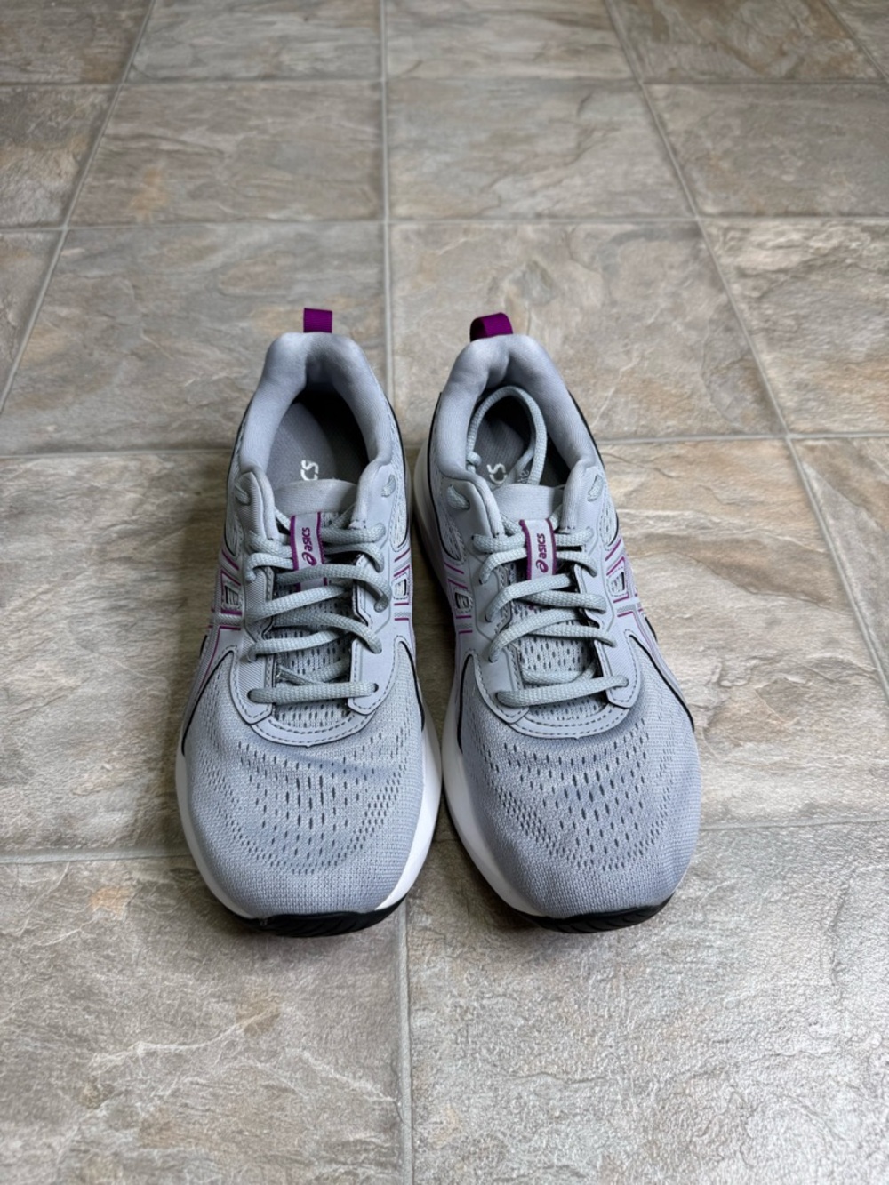 Asics Gel Contend 9 Women’s Shoes Size 8 W Gray 1012B678 Preowned